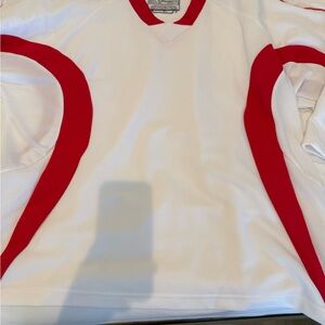 White and Red Sports Jersey Kamazu xl men’s